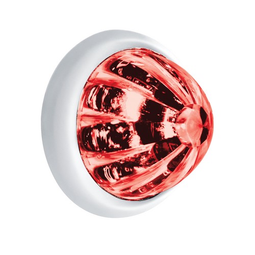 Double Fury UltraBurst 9 LED Dual Function 1-1/2" Watermelon Clearance/Marker Light-Red & Green LED