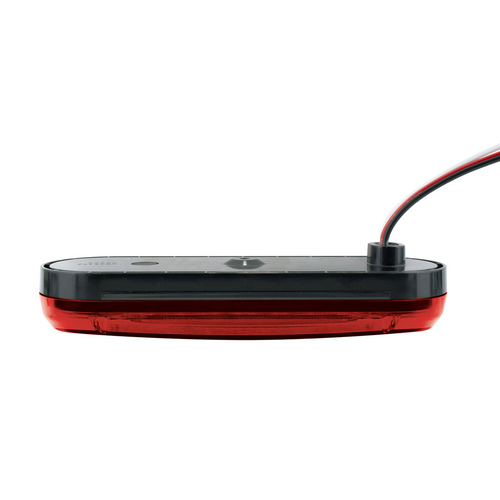 Saber 32 LED 6" Oval Stop Turn & Tail Light-Red LED/Red Lens