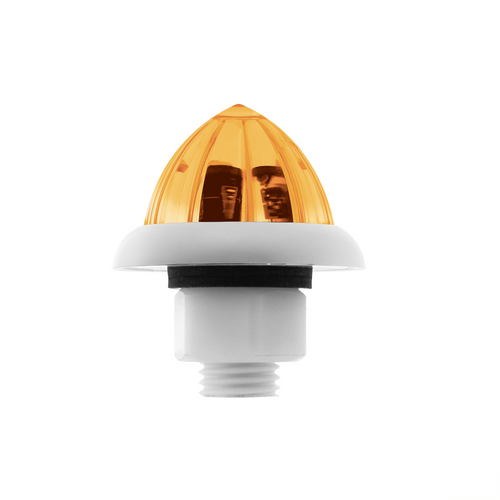 UltraBurst 9 LED Dual Function 1-1/2" Watermelon Clearance/Marker Light-Amber LED/Amber Lens