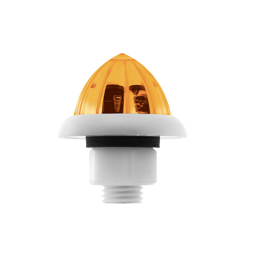 UltraBurst 9 LED Dual Function 1-1/2" Watermelon Clearance/Marker Light-Amber LED/Amber Lens