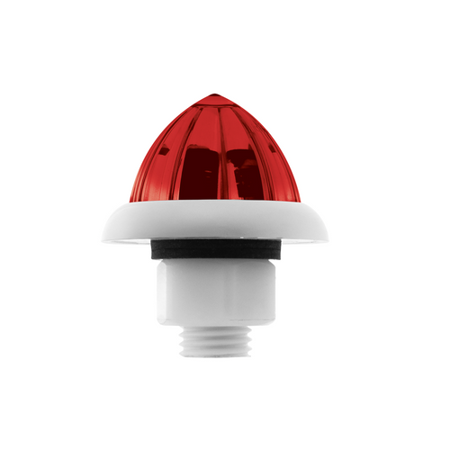 UltraBurst 9 LED Dual Function 1-1/2" Watermelon Clearance/Marker Light-Red LED/Red Lens