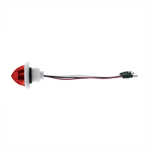 UltraBurst 9 LED Dual Function 1-1/2" Watermelon Clearance/Marker Light-Red LED/Red Lens