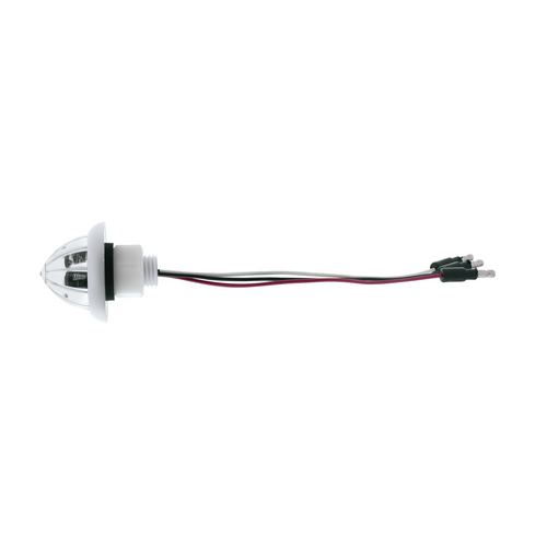 UltraBurst 9 LED Dual Function 1-1/2" Watermelon Clearance/Marker Light-Amber LED/Clear Lens