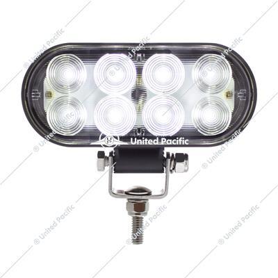 8 LED Oval Wide Angle Driving/Work Light