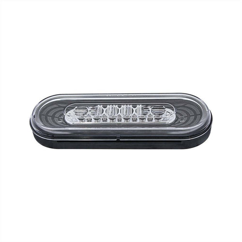22 LED 6" Oval Abyss Light (Back-Up) - White LED/Clear Lens