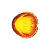 9 LED Dual Function GloLight Watermelon Cab/Auxiliary Light - Amber LED / Amber Lens