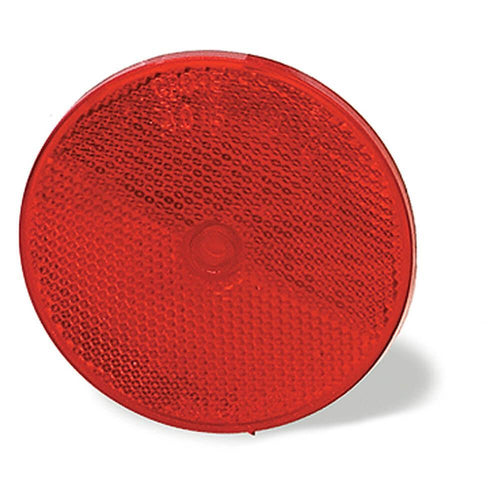 Grote Red Sealed Center-Mount Reflectors 3.5" Round