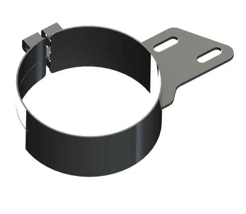 Lincoln Chrome 6” Wide Angled Clamp Fits Peterbilt