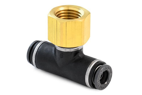 Female Branch Tee Fitting Tube 3/8" X 1/4"