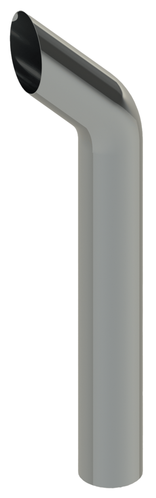 Lincoln Chrome Bullhorn Cut 6” O.D X 84” L Top Stack Strainght No Reduced