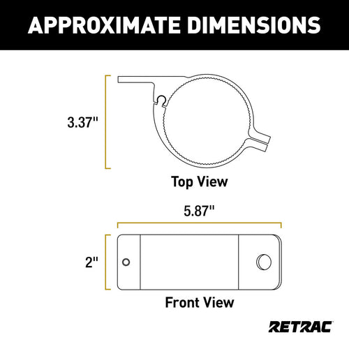 3" Accessory Mounting Tabs Includes (2)
