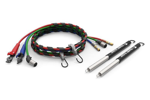 FleetSet Series 3 – 3-in-1 Premium Spiral Wrap with Red & Blue Hose, 15', X31G Hose Grips, Sonogrip ABS Cable, X31HT Tender Kit, X31C Wide Body Clamp
