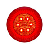 16 LED 4" Round Turbine Light (Stop, Turn & Tail) - Red LED/Red Lens