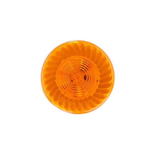 7 LED 2" Round Turbine Light (Clearance/Marker) - Amber LED/Amber Lens