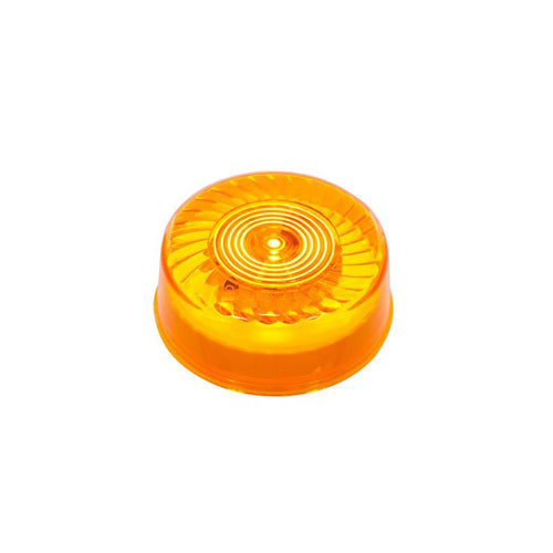 7 LED 2" Round Turbine Light (Clearance/Marker) - Amber LED/Amber Lens