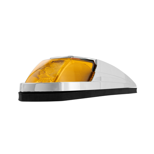 8 LED Roof Cab Light For 2013-2021 Kenworth T680/T880 -Amber LED/Amber Lens
