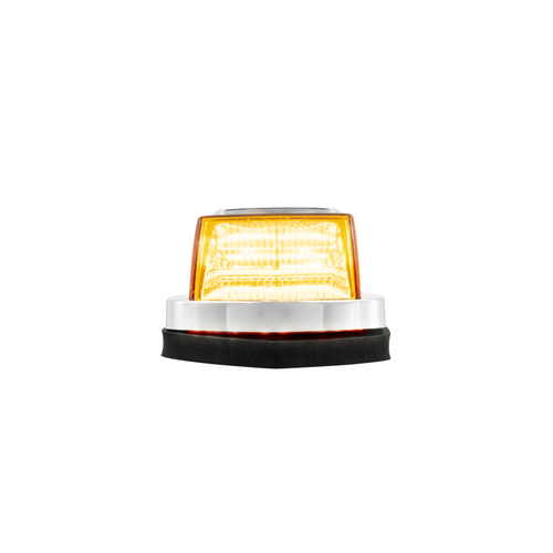 8 LED Roof Cab Light For 2013-2021 Kenworth T680/T880 -Amber LED/Amber Lens