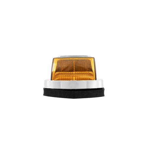 8 LED Roof Cab Light For 2013-2021 Kenworth T680/T880 -Amber LED/Amber Lens