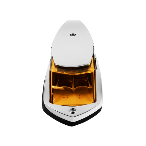 8 LED Roof Cab Light For 2013-2021 Kenworth T680/T880 -Amber LED/Amber Lens