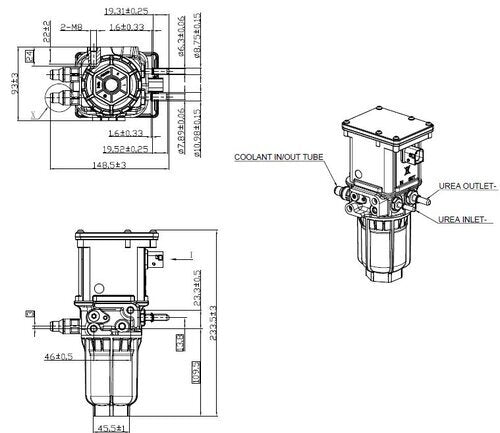 DEF Doser for Detroit Diesel, Non Air-Assisted