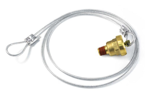 Tramec Drain Valve, 60" Cable, 1/4" NPTF