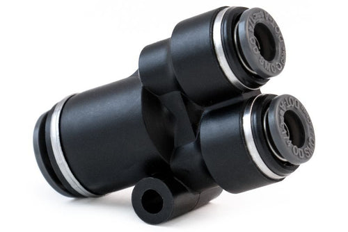 Tramec Union Y, 3/8"x3/8"x1/4", Single Pack