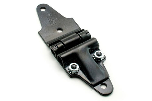 End Hinge Assembly for 2" Rollers, Black E-Coat ( Pair )