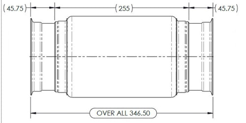 13.80" X 5" Exhaust Bellow, Fits Freightliner/Western Star