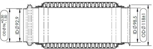 Exhaust Bellow, Fits Peterbilt