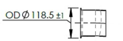 Exhaust Bellow, Freightliner *** Clamps & Gaskets included ***