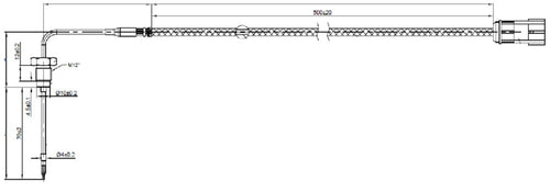 Temperature Sensor, Freightliner / Detroit ( DPF Outlet)