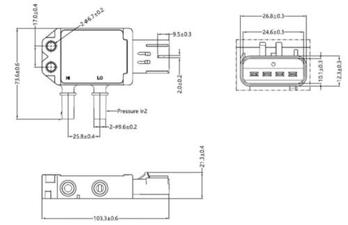 Dinex Pressure Sensor for Freightliner
