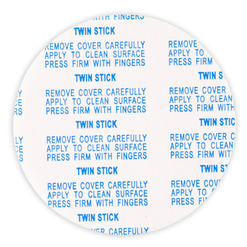 Red 2½" Round Stick-On Reflectors