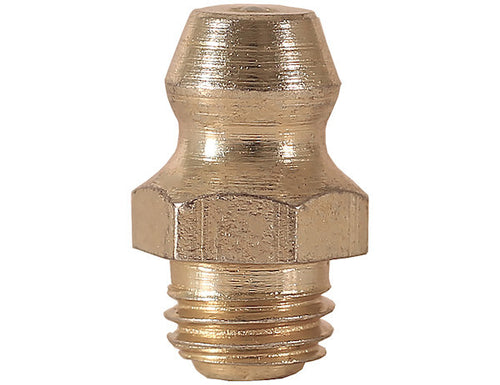 1/4-28 Inch Taper Thread Grease Fittings - Straight (10 Pack)