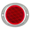 Red Aluminum Two-Hole Mounting Reflectors