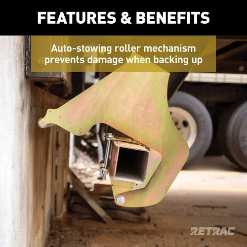 HighRise Folding Rear Entry Step (Fits 4" Bumper Beam)