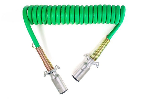 ABS Cable with Zinc Plugs - 12ft Coiled Cable with 12" Leads