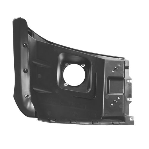 Bumper End With Fog Light Hole For 2012-2021 Peterbilt 579 Driver