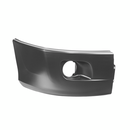 Bumper End With Fog Light Hole For 2012-2021 Peterbilt 579 Passenger