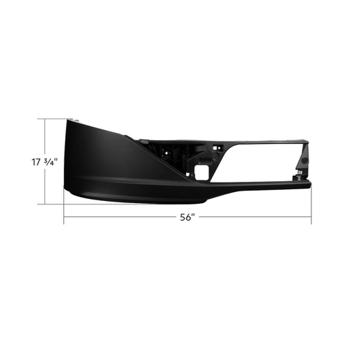 Bumper End Assembly Without Fog Light Hole For 2022-2026 Kenworth T680 - Passenger