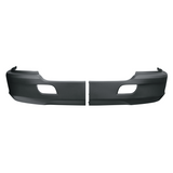 Black Bumper Assembly Set Fits Kenworth T680 2013-2021 W/o Fog Light, W/Radar Cover Holes Driver & Passenger Side