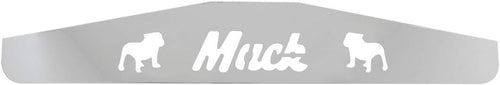 Chrome Bottom Plate With fits Mack Logo 24" X 4" 