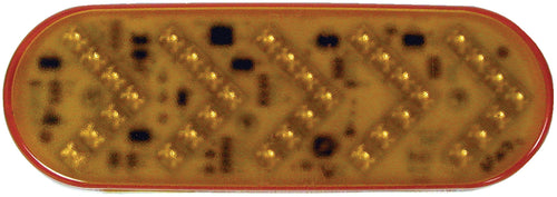 Peterson Amber Sequential AMP Oval Auxiliary / Marker Light