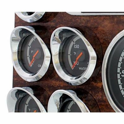 Small Gauge Cover w/Visor For 2008-2017 Freightliner Cascadia
