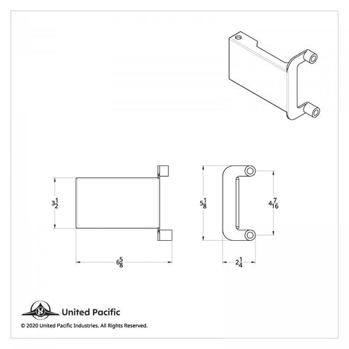 Light & CB Antenna Bracket For 2018-2025 Freightliner Cascadia - Passenger