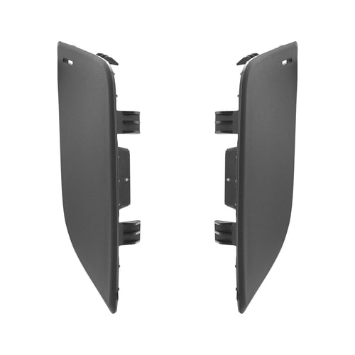 Black Tow Hook Access Covers For 2018-2024 Freightliner Cascadia (Pair)