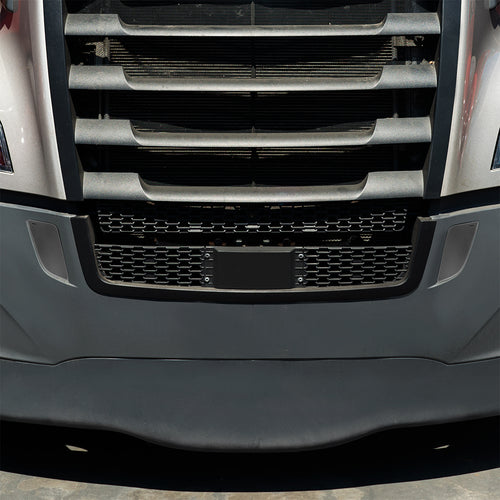 Black Tow Hook Access Covers For 2018-2024 Freightliner Cascadia (Pair)