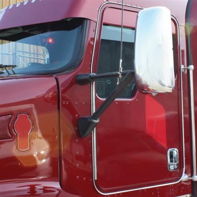 Chrome Heated Mirror Assembly For Kenworth T600/T660/T800 - Driver