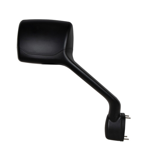 Black Hood Mirror For 2013-2021 Kenworth T680 & 2012-2021 Peterbilt 579-Driver