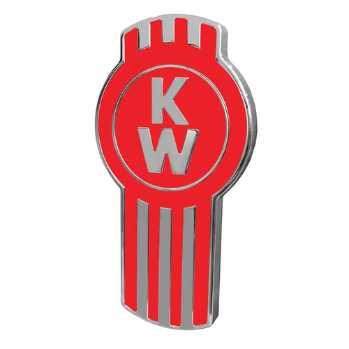 KW Emblem Engraved Red/Chrome